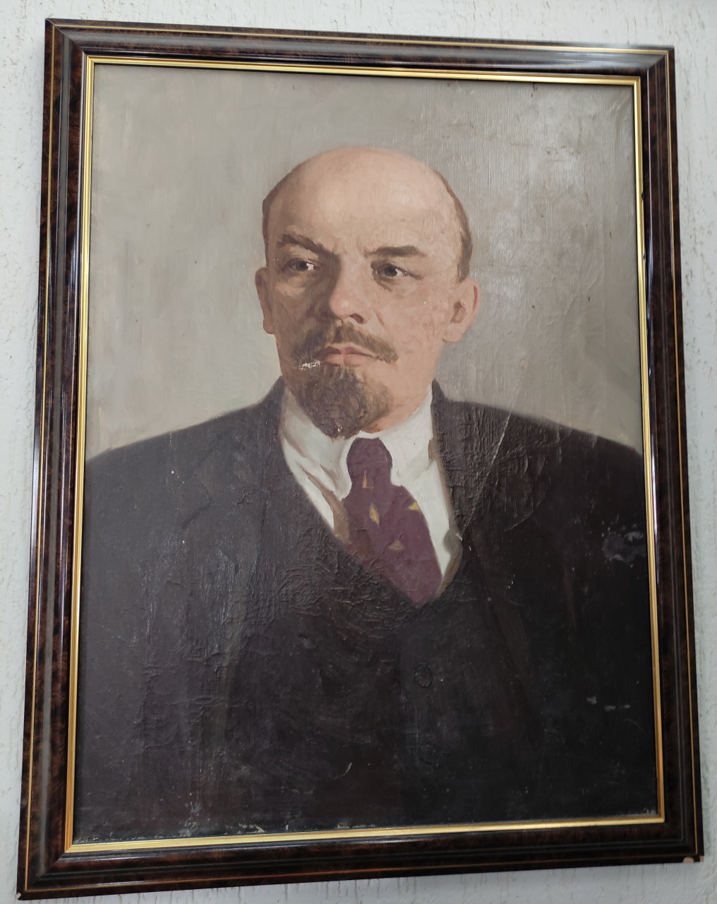 портрет Ленин, холст,масло, НХ  70 х 100 см