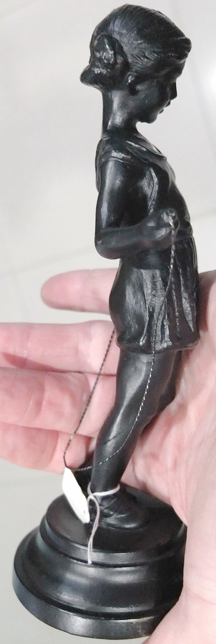 чугунная статуэтка Девочка со скакалкой, Касли фото 4