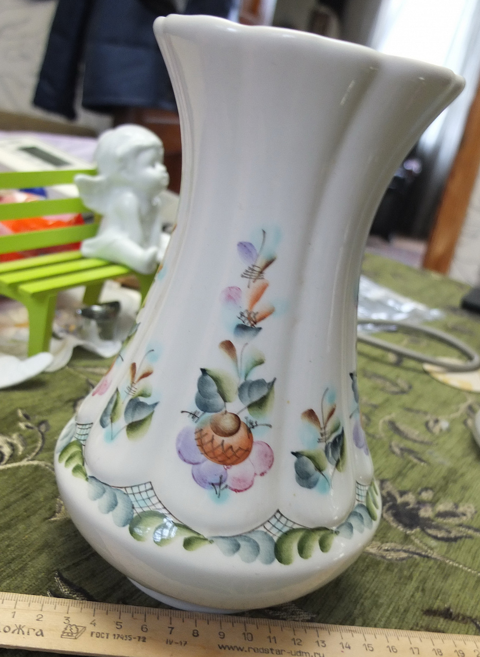 ваза керамика, Каракоры, авторская, старая фото 5
