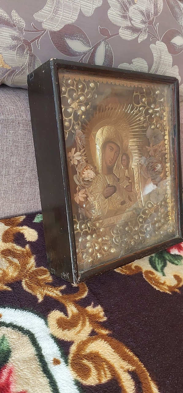 Икона Казанской Божией матери 17 века фото 2