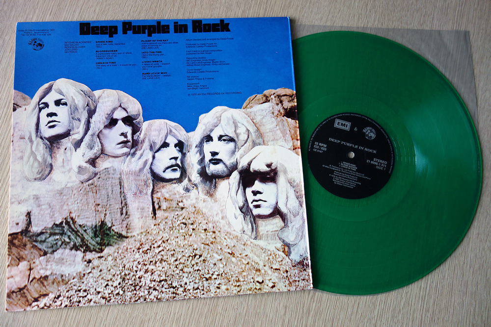 Deep Purple - In Rock - Green Vinyl LP фото 2