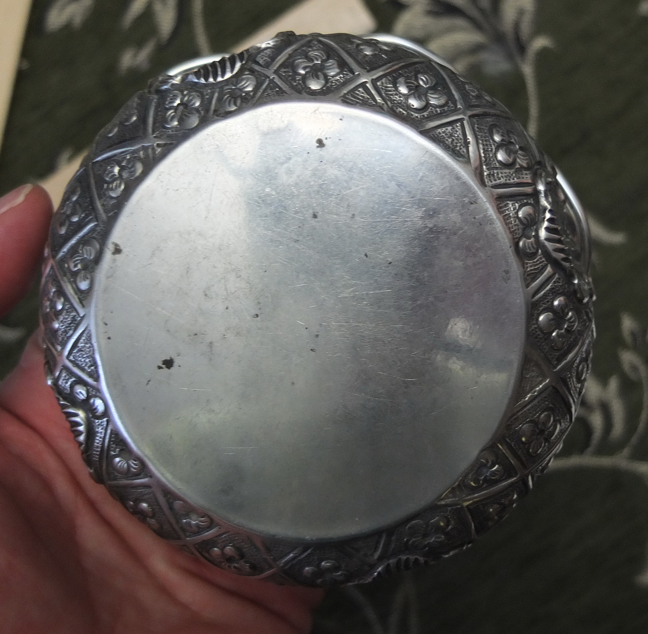 серебряная конфетница, серебро 900, Германия, 19 век фото 8