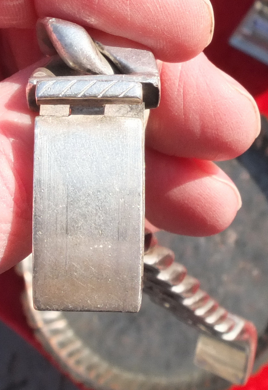 серебряный браслет мужской, серебро 925 проба, крупная вязка фото 4