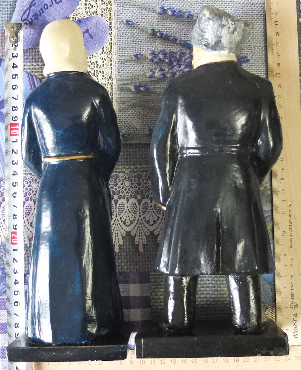 статуэтки пара Черкес и Черкешенка, керамика, коллекционные фото 3
