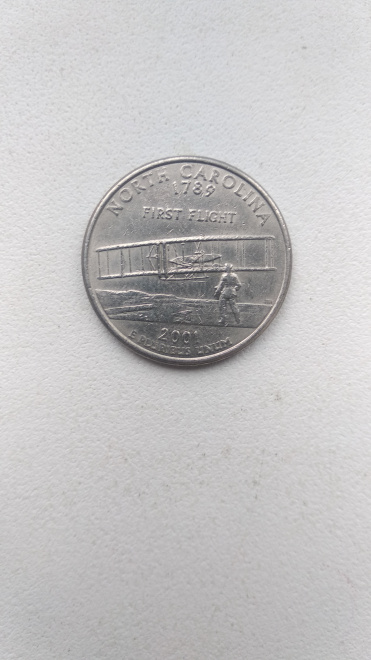   25 центов 2001 г северная Калифорния