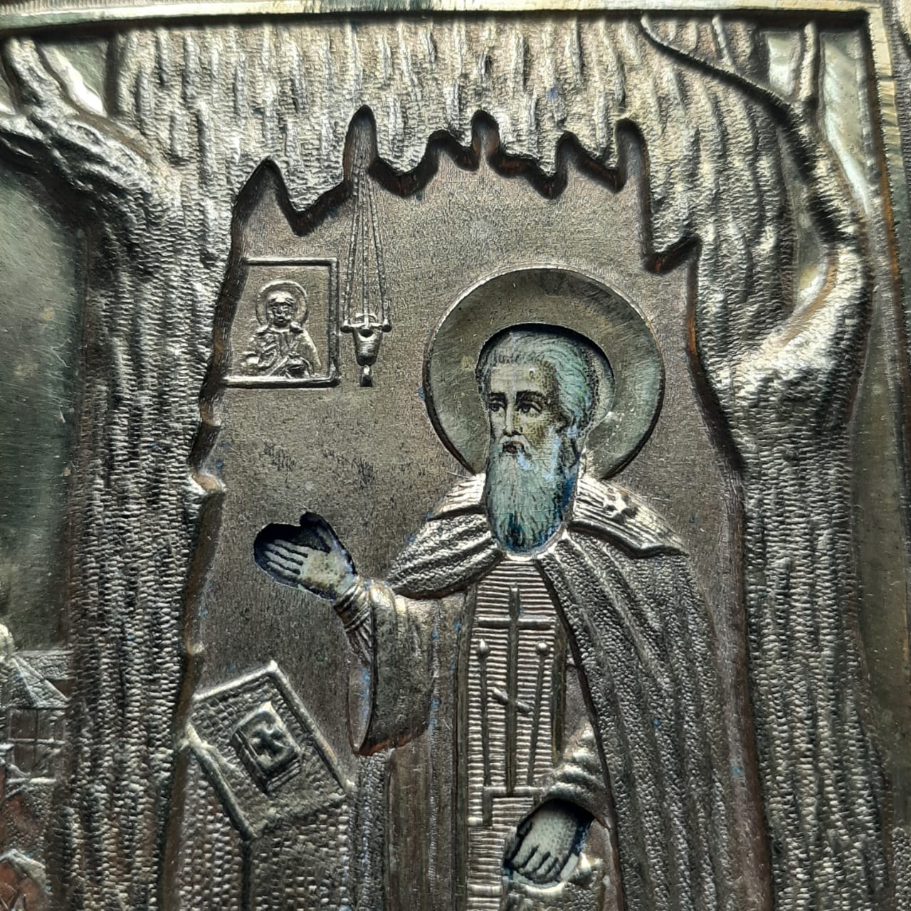 Икона преподобного Тихона Калужского чудотворца фото 5