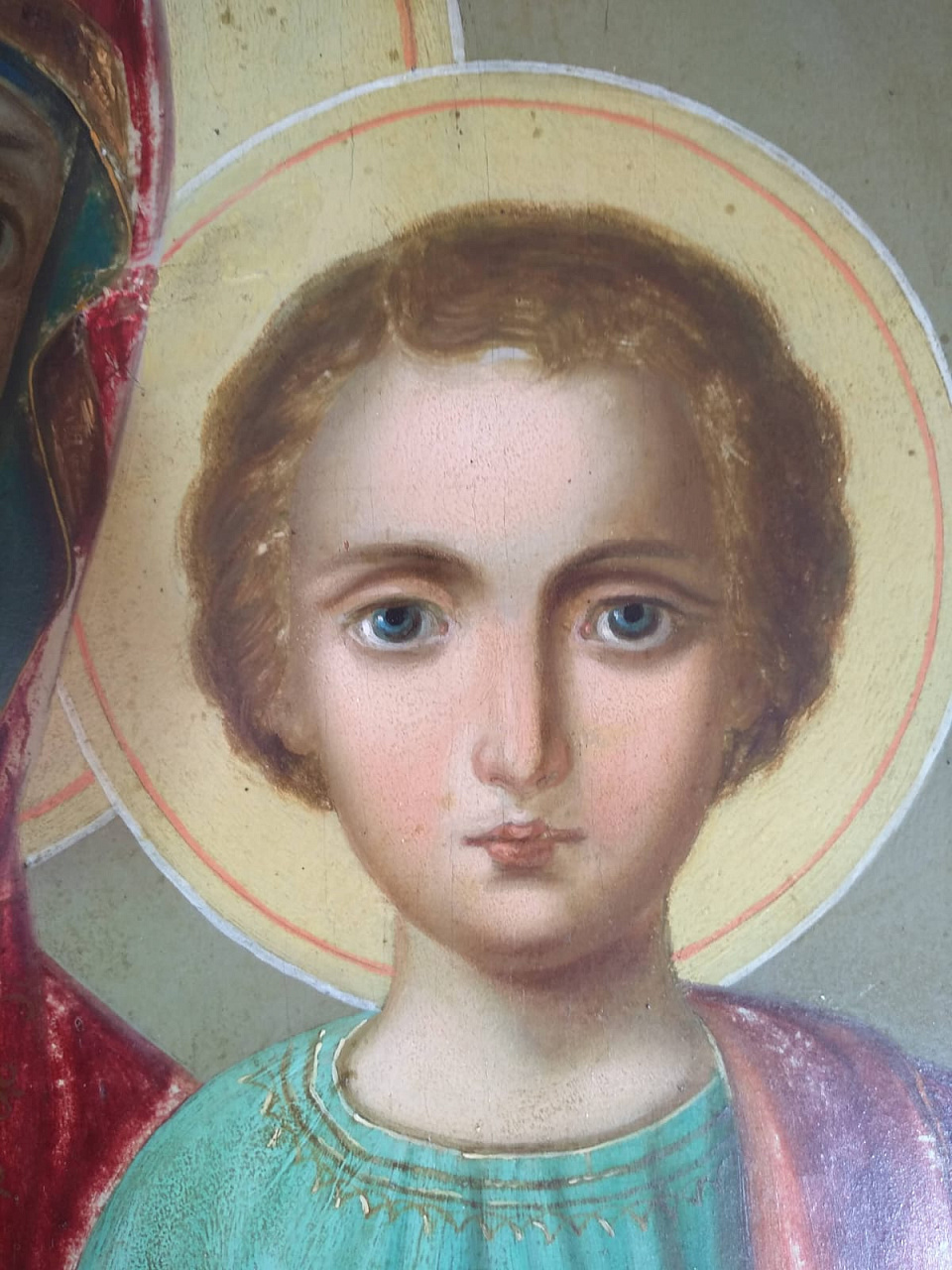икона Казанская ,большая, 19 век фото 2