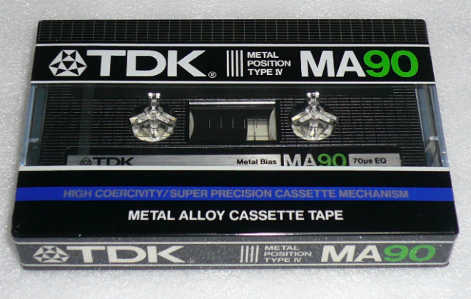 Аудиокассета TDK MA 90 (японский доместик) новая запечатанная
