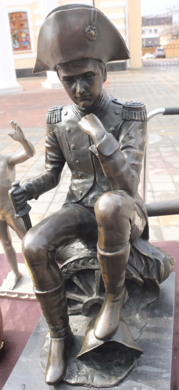 бронзовая статуэтка Наполеон, старая