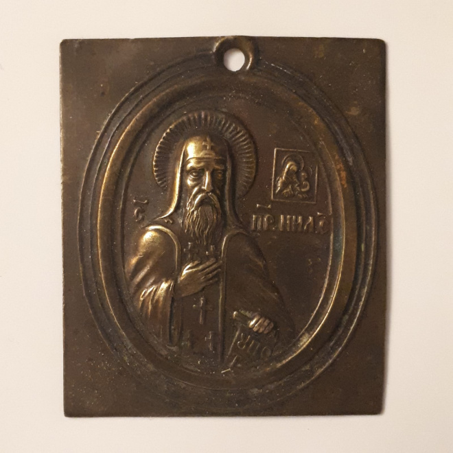 Икона преподобного Нила Столобенского чудотворца
