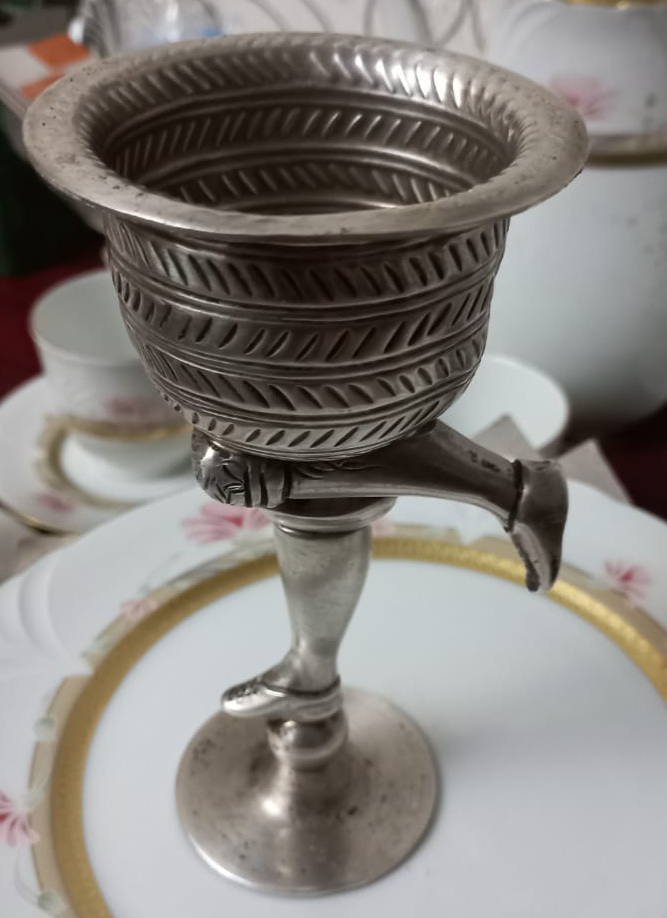 серебряная рюмка Ноги, серебро 925 проба