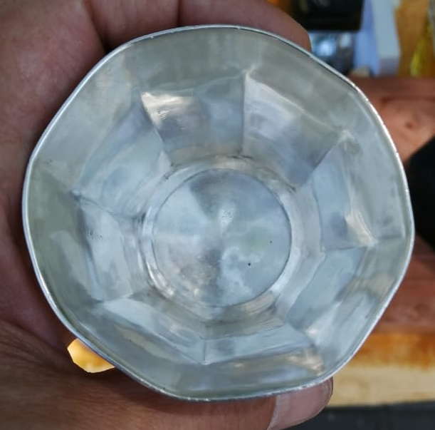 серебряный гранёный стакан, серебро 84 проба фото 5