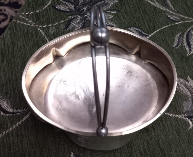 серебряная царская конфетница-сахарница , серебро 84 проба  фото 4