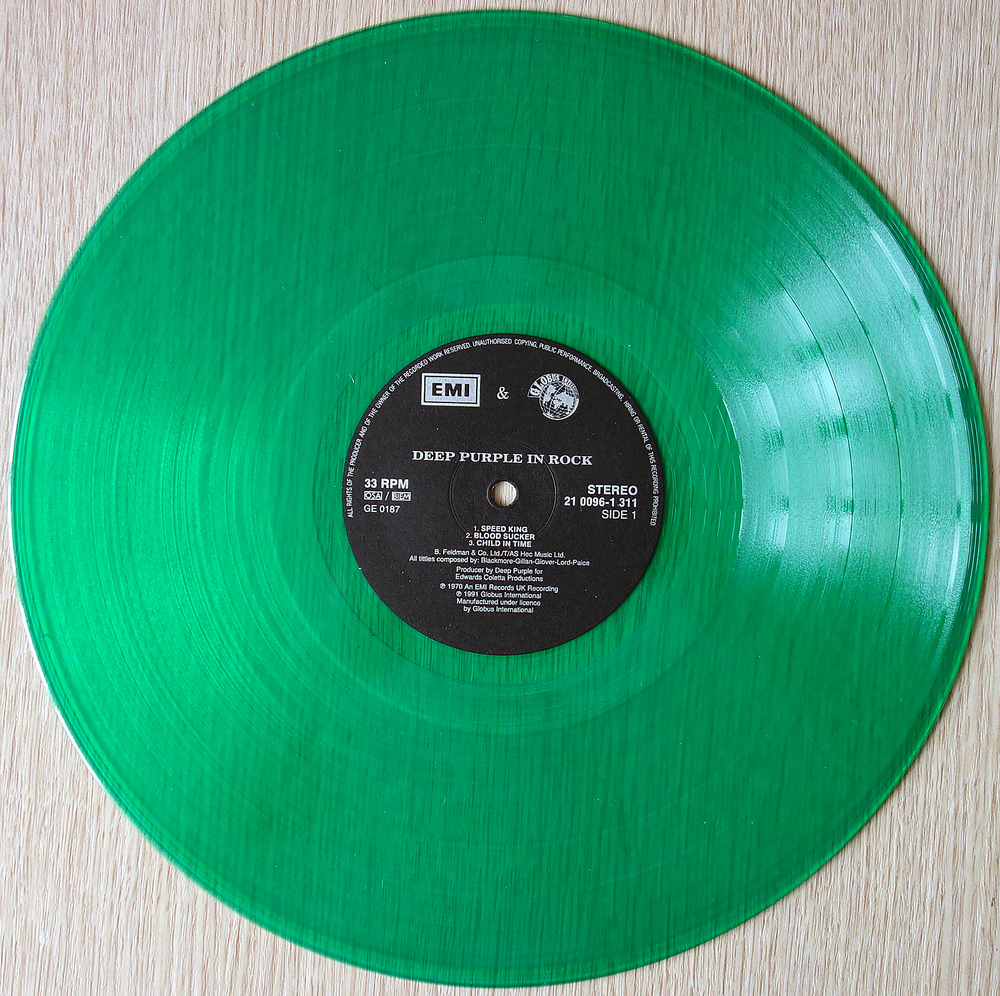 Deep Purple - In Rock - Green Vinyl LP фото 3