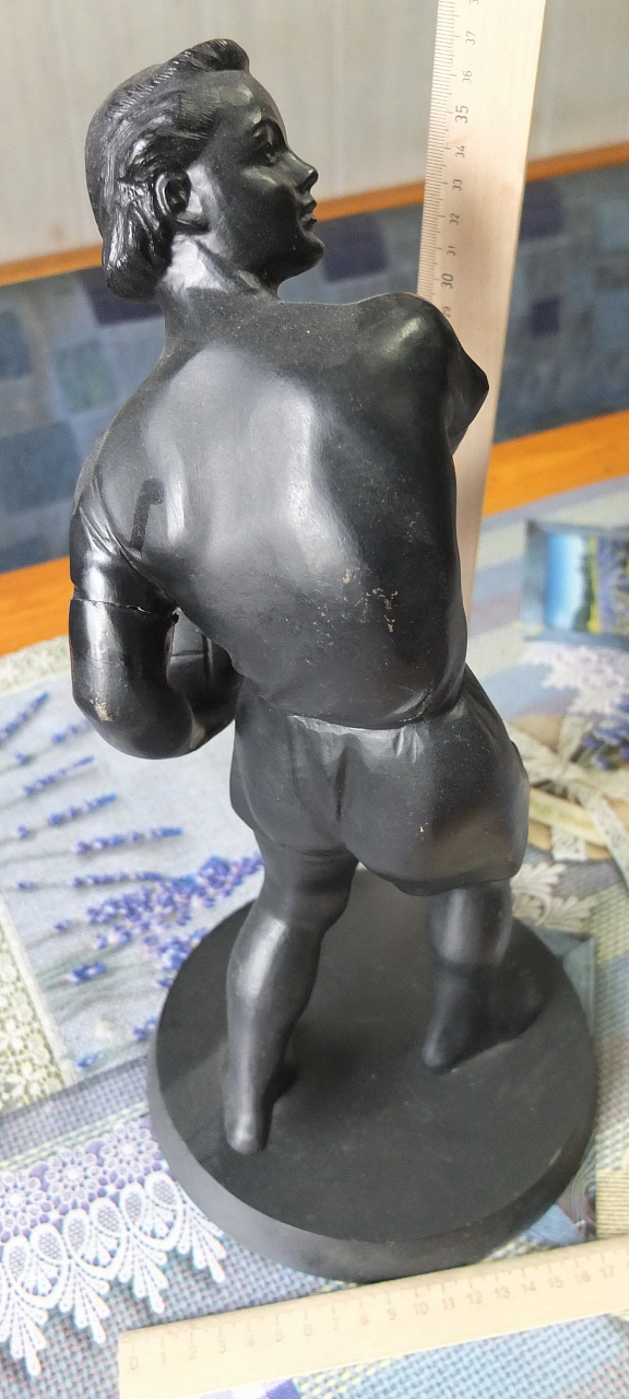 чугунная статуэтка каслинская Волейболистка, Касли фото 4