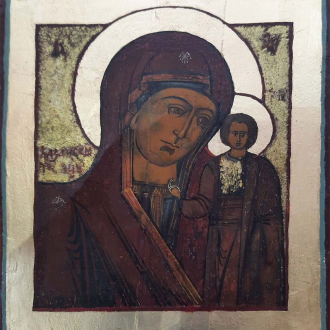 Казанская икона Божьей Матери, 19 век