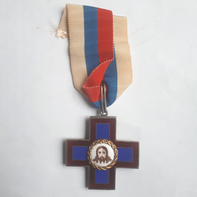 Знак Братского Креста Православного Камчатского Братства во имя Нерукотворного Спаса Всеми