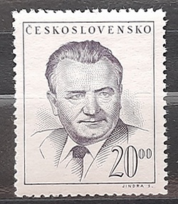 Чехословакия, 1948 год, № 555, " 52 лет со дня рождения Клемента Готвальда ", MNH**