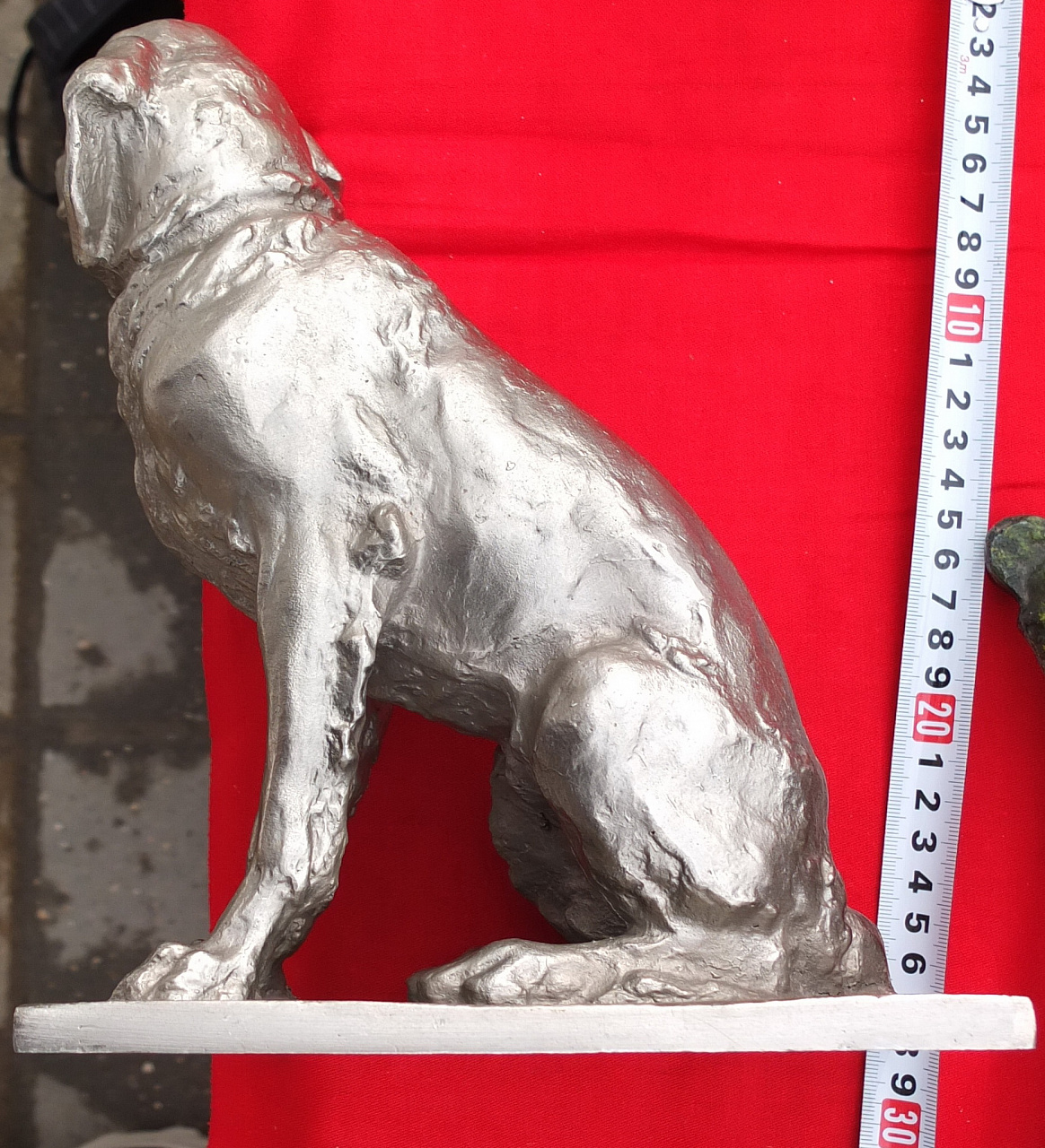 силуминовая статуэтка Собака сеттер высота фото 2