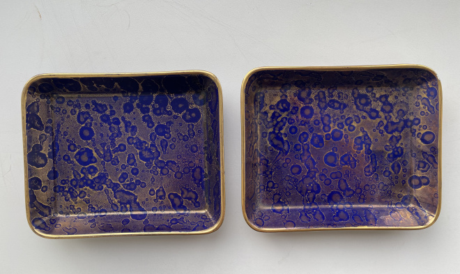 RAR Две салатницы "Jean Mazeaud and Jean Faverot, Art Deco Porcelain Fruit Bowl, Sevr 1930