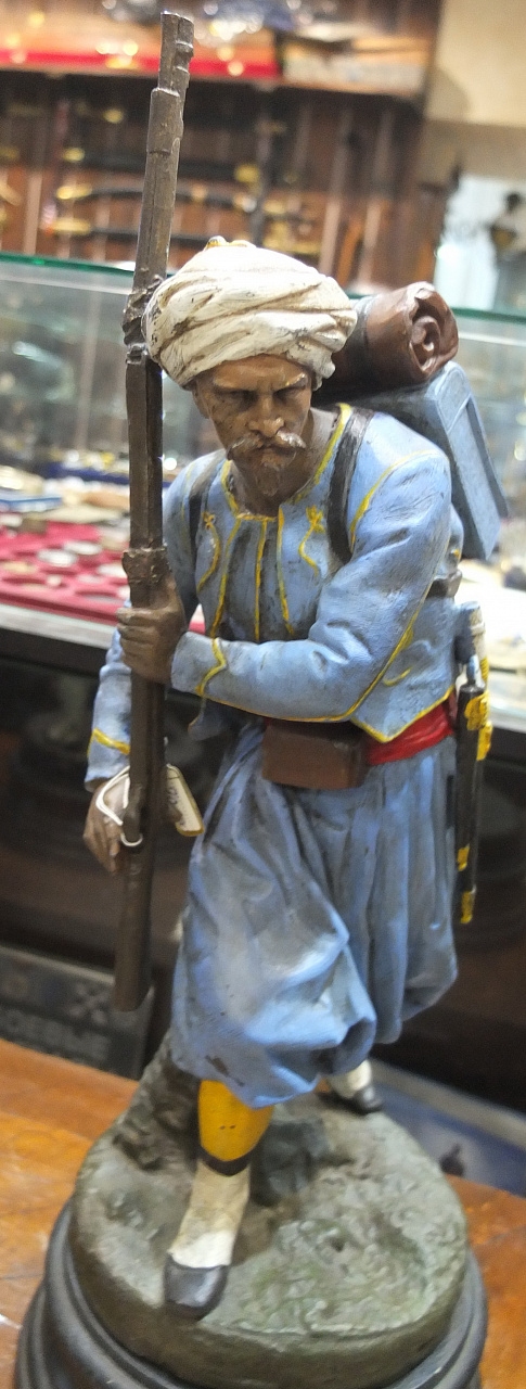 статуэтки Солдаты Мира,шпиатр, ручная роспись красками, 19 век фото 8