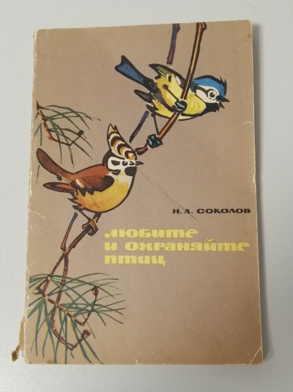 Соколов Н.А. "Любите и охраняйте птиц" 1968г (КН41)
