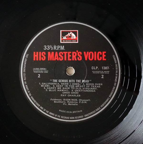 Ray Charles - The Genius Hits The Road - 1960 UK Mono LP фото 5