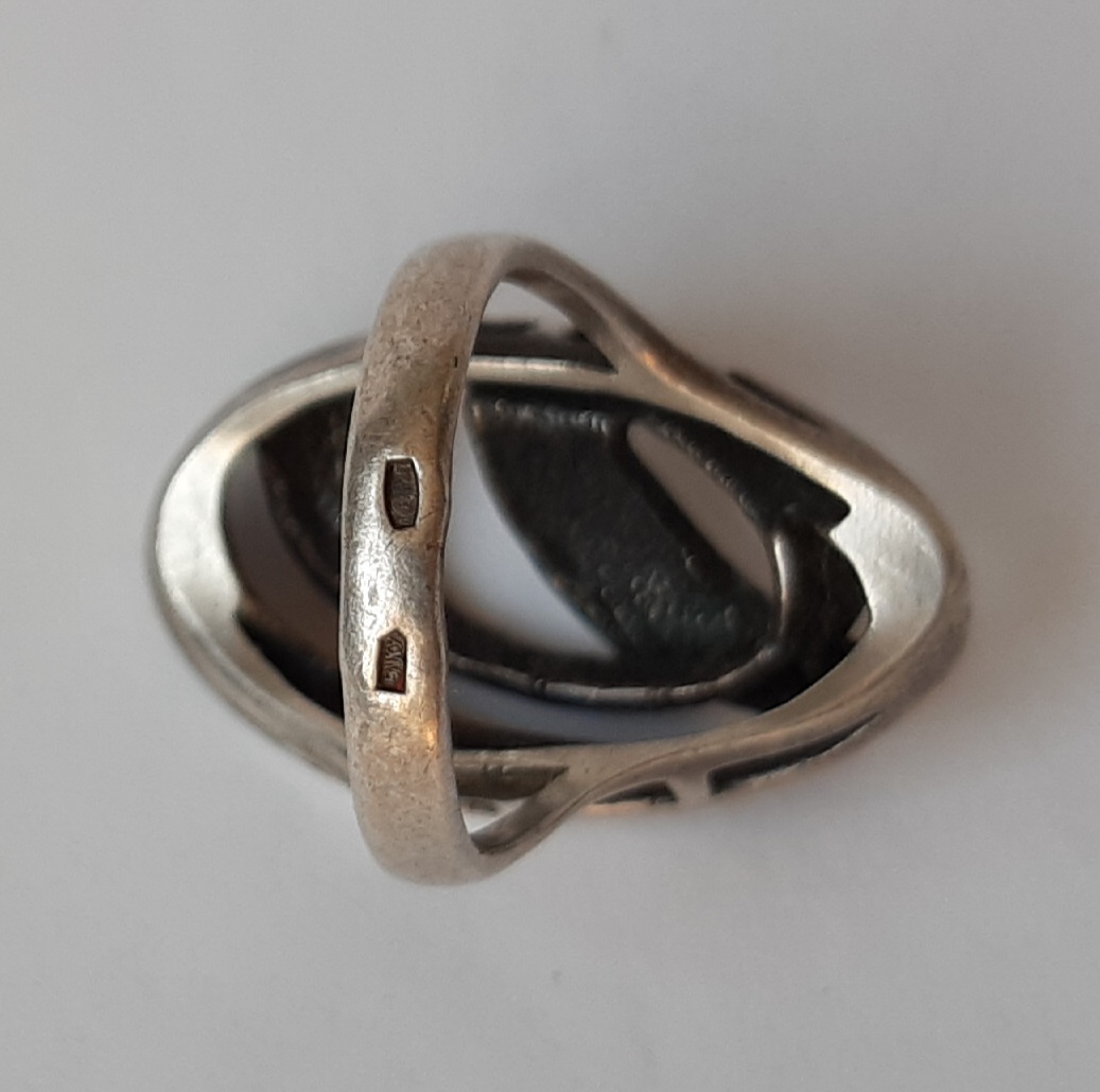 Кольцо серебряное, 925 проба. фото 3