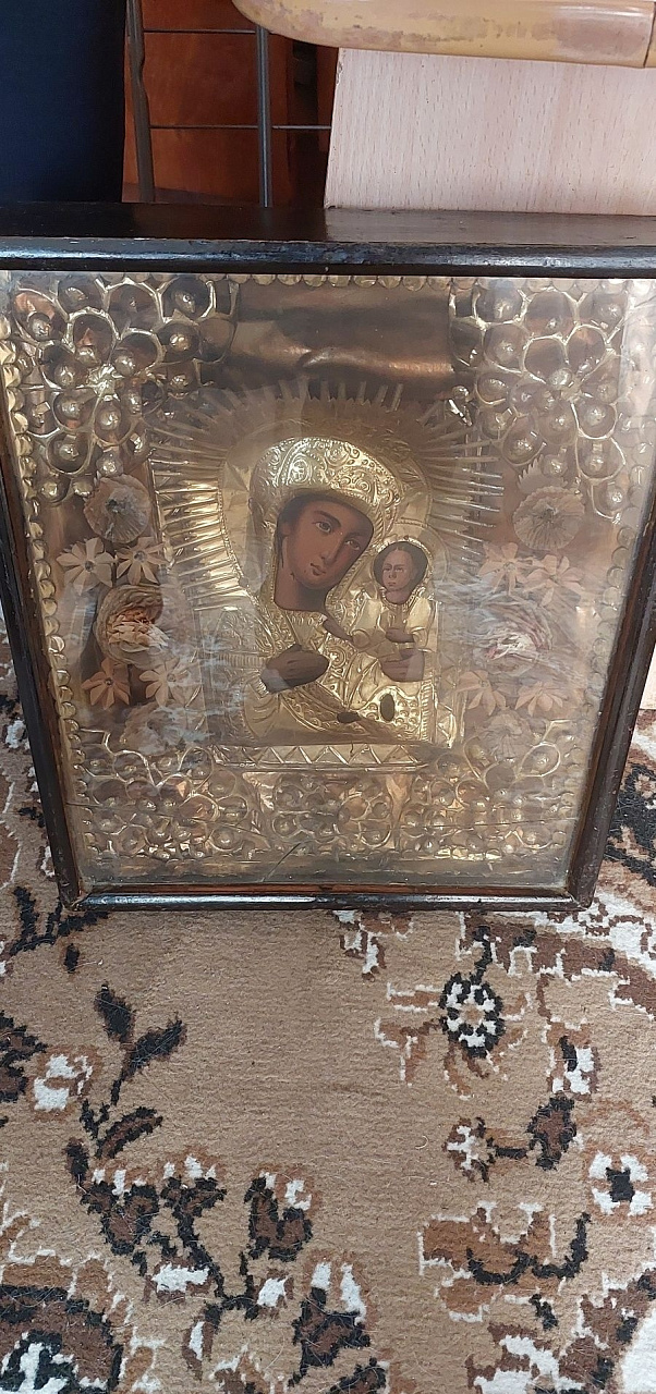 Икона Казанской Божией матери 17 века фото 4