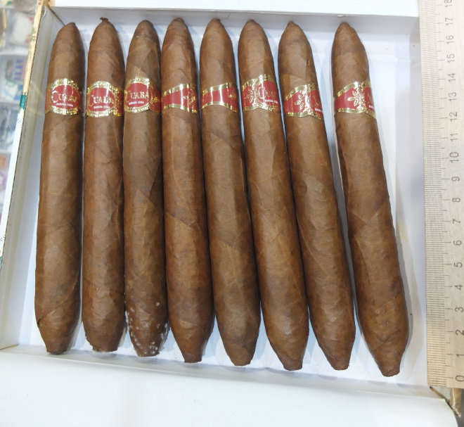кубинские сигары Cuaba , коллекционные  коробка 8 шт