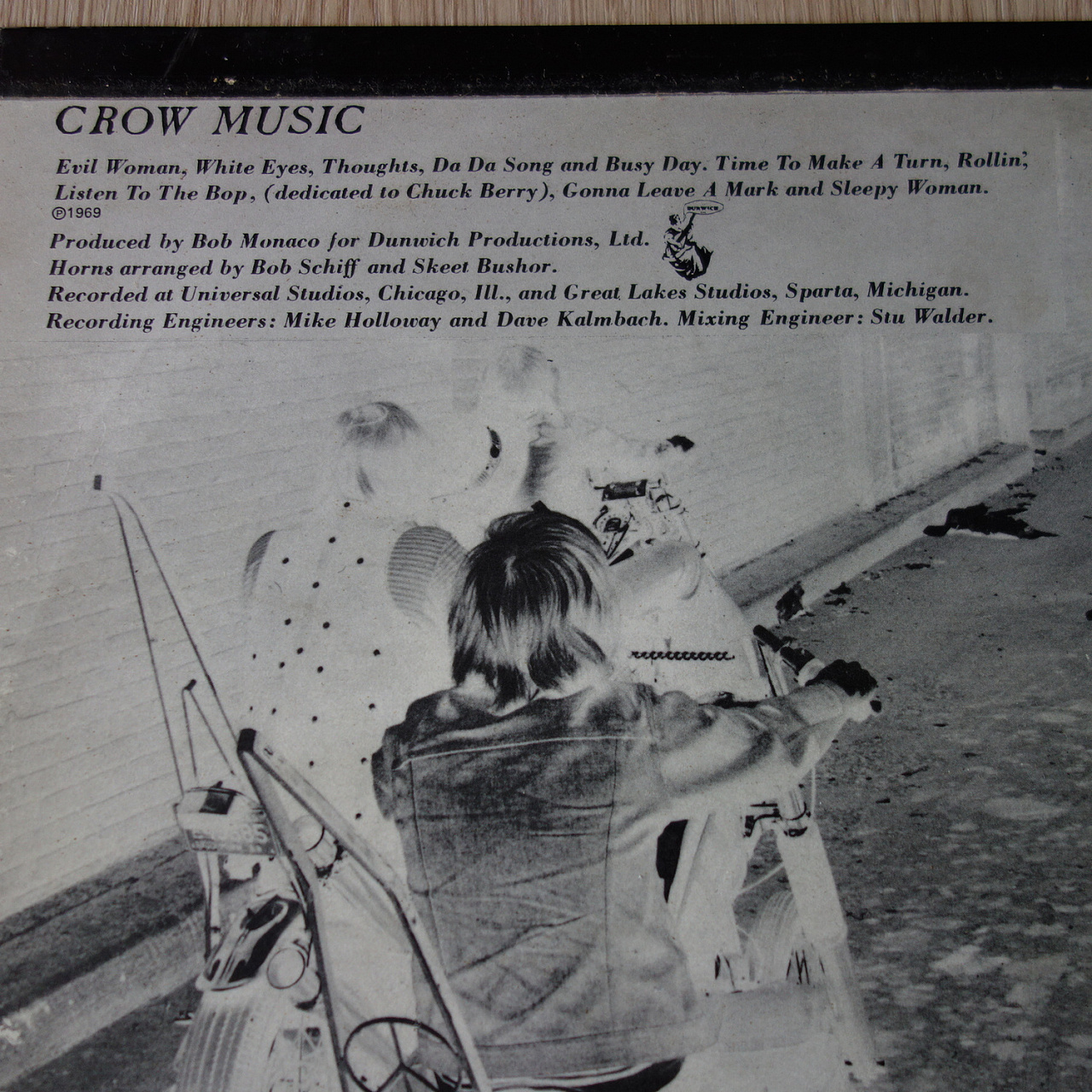 Crow - Crow Music LP, 1970 Uk Original фото 4