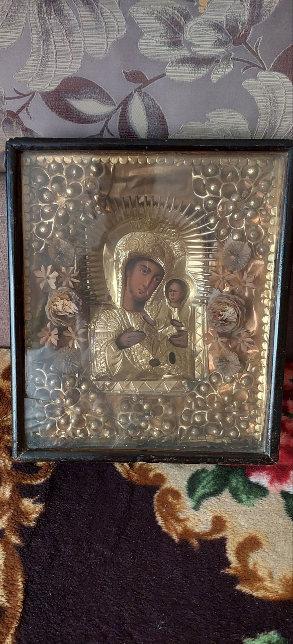 Икона Казанской Божией матери 17 века фото 5