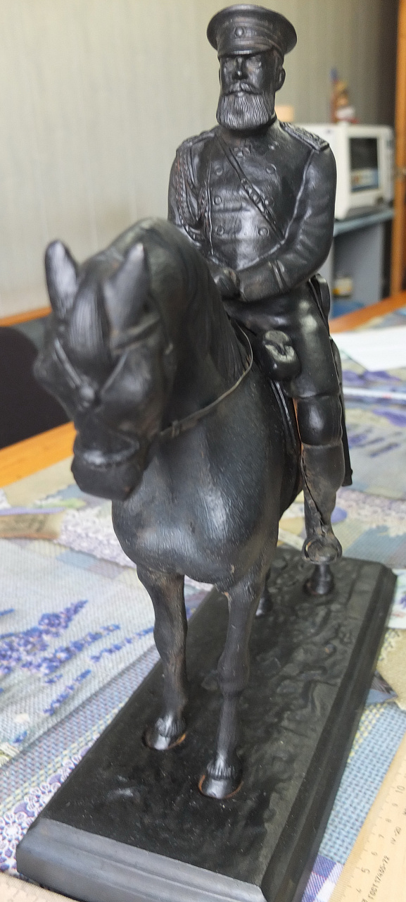 чугунная статуэтка Александр 3,чугунное литье Касли ​​​​​​​ фото 2