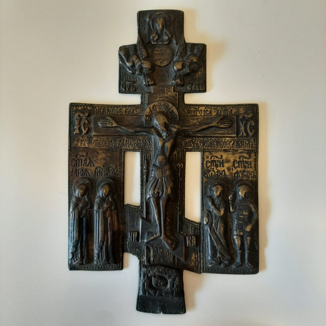 Меднолитой крест 18 века, Выг?