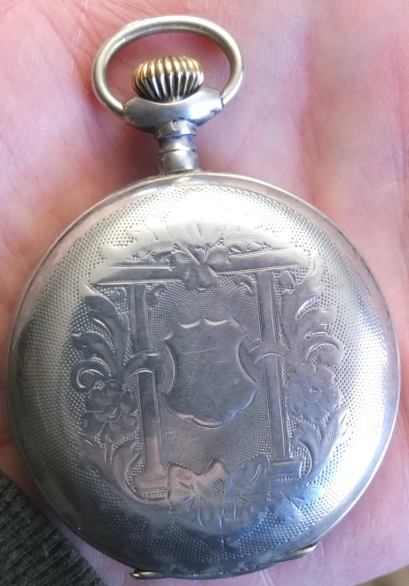 cеребряные карманные часы Tobias, Швейцария, 1870-1890 годы, для царской  России, серебро 