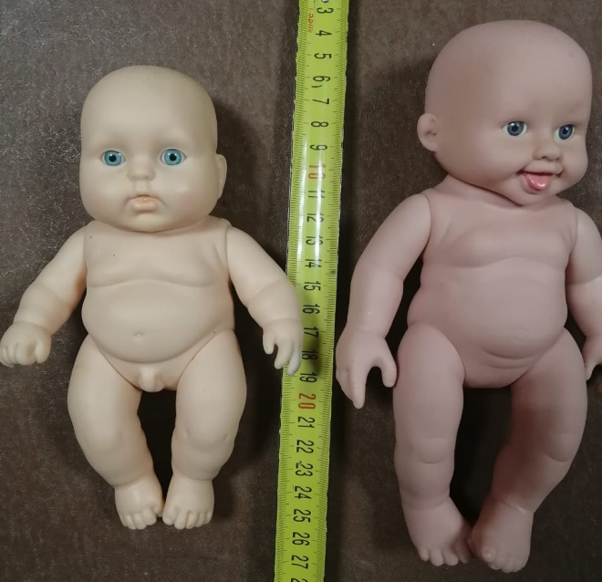 куклы пупсы анатомические, мальчик и девочка, винтаж, ГДР