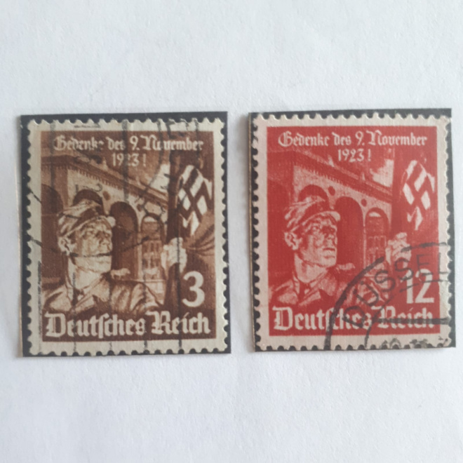 Почтовые марки Германия  2 шт., гашение