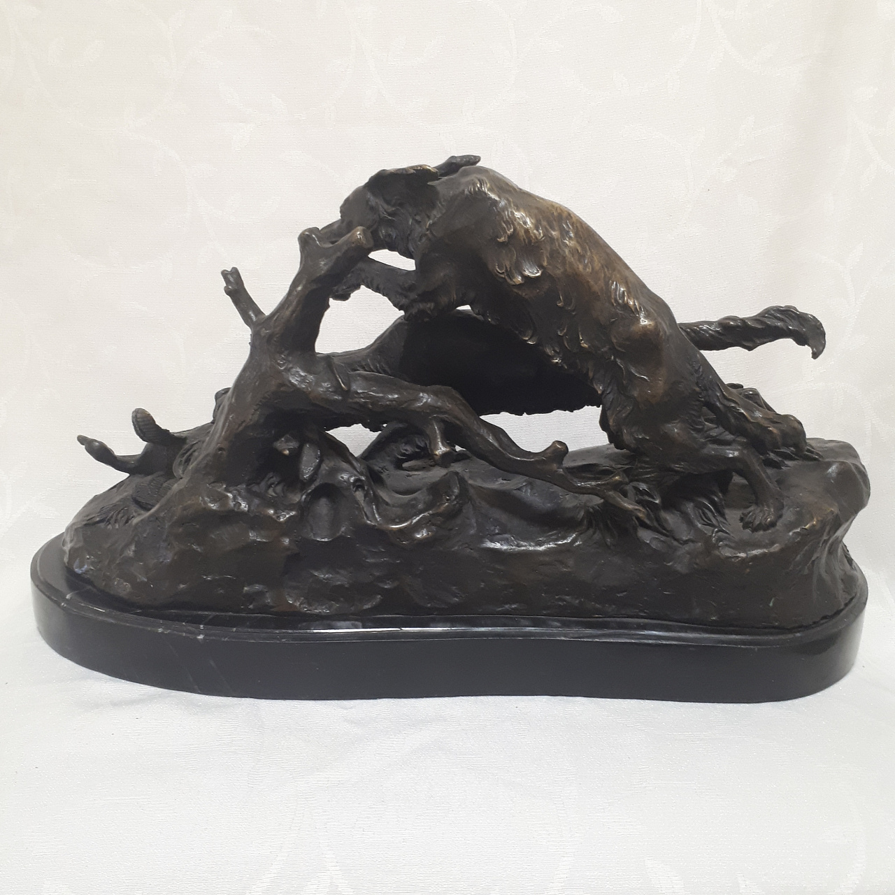 Бронзовая скульптура Охота Р.J. Mene ( Мене Пьер Жюль) фото 3