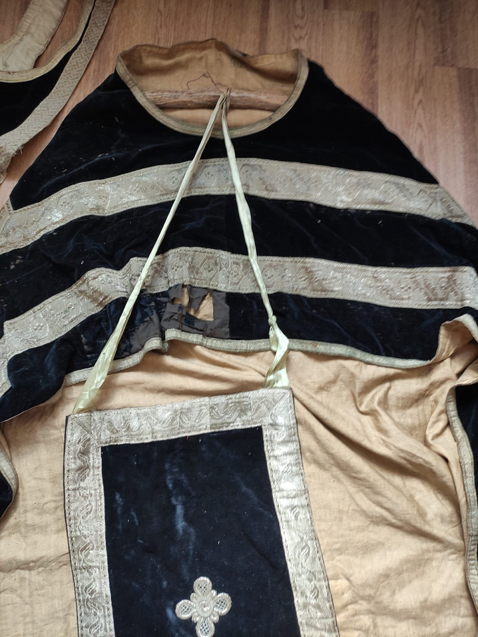 облачение священника, риза, епитрахиль, фелонь, 19 век  фото 4
