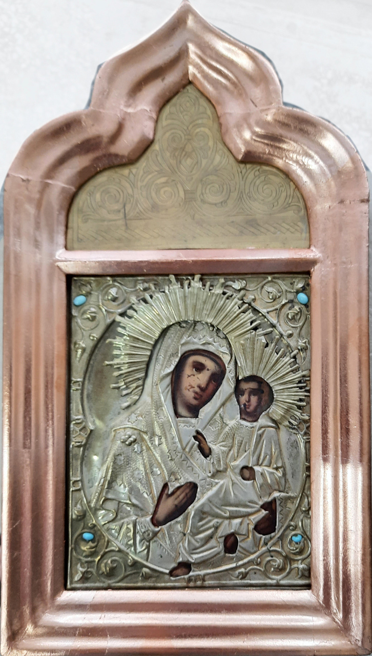 Казанская икона Божией Матери,19век фото 2