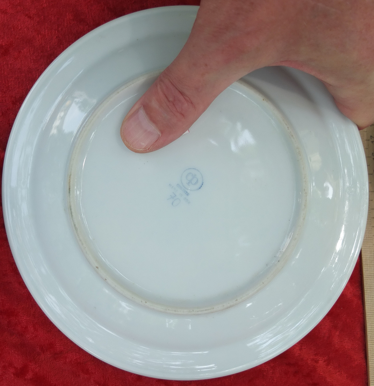 фарфоровая тарелка Ну Погоди, фарфор ГДР, абсолютно редкая фото 4