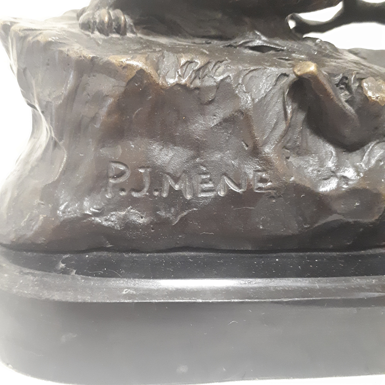 Бронзовая скульптура Охота Р.J. Mene ( Мене Пьер Жюль) фото 4