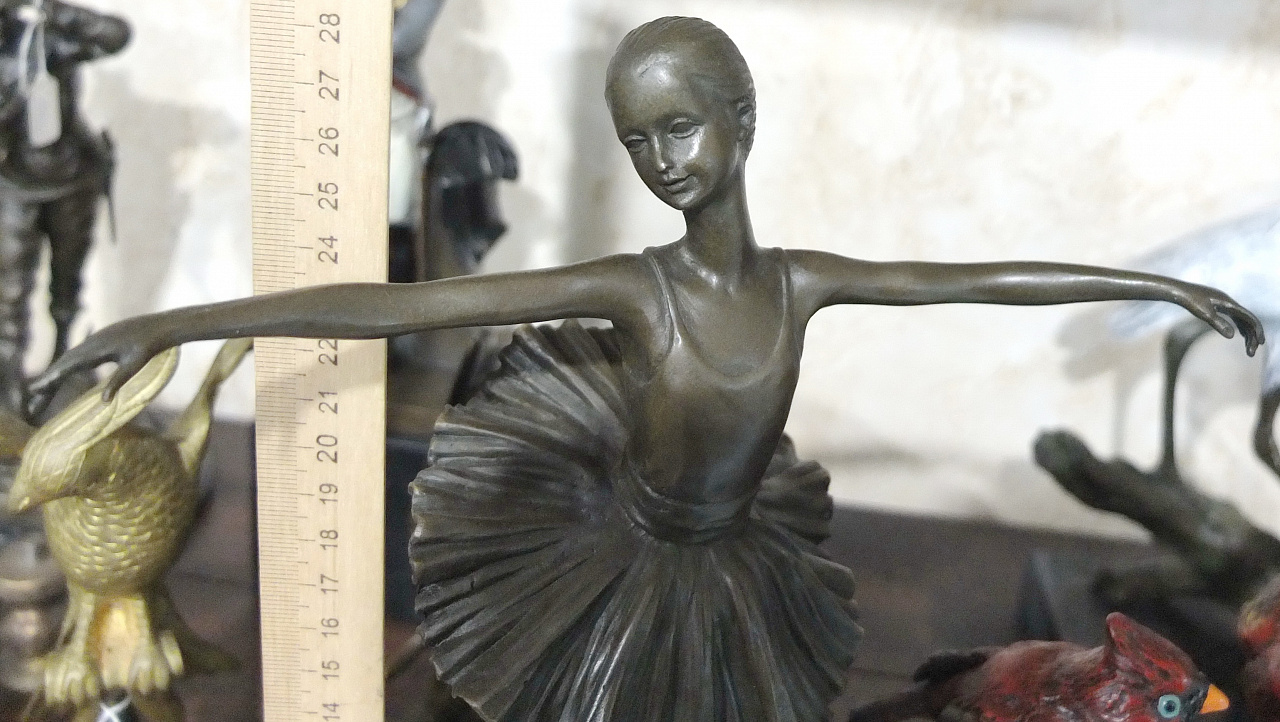 бронзовая статуэтка Балерина фото 5