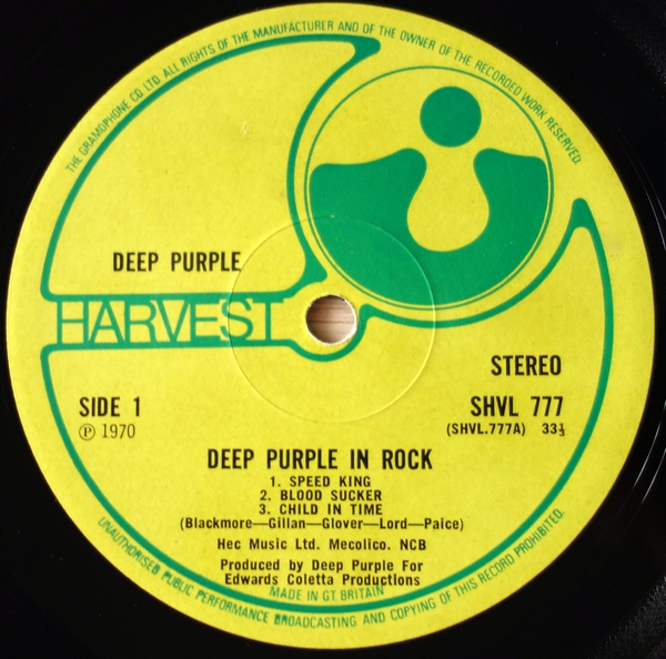 Deep Purple - In Rock (Uk) LP фото 7