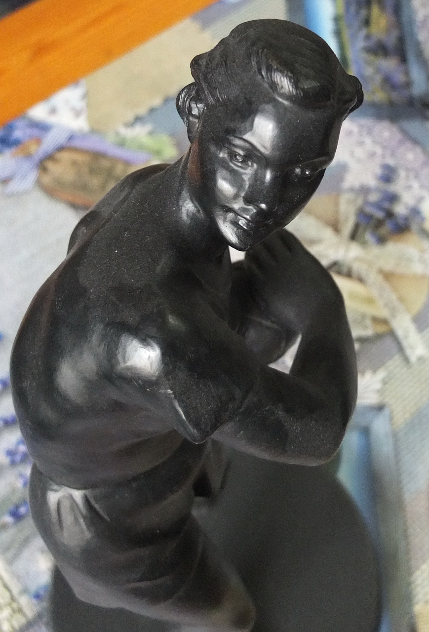 чугунная статуэтка каслинская Волейболистка, Касли фото 5