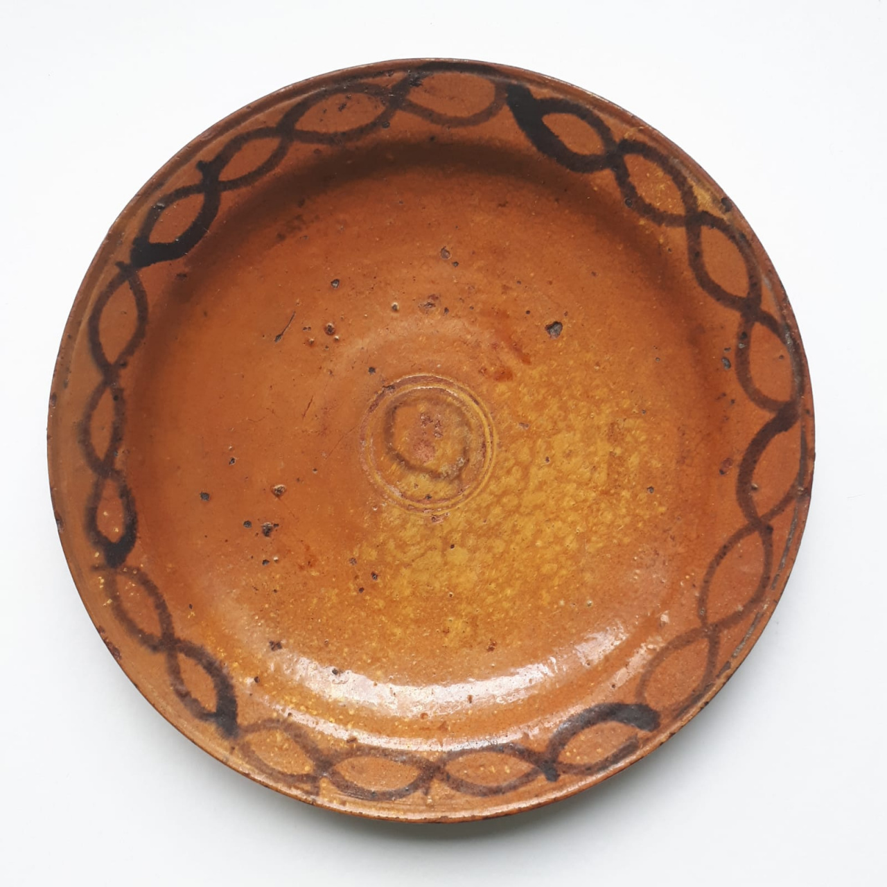 Керамическая тарелка 19 века
