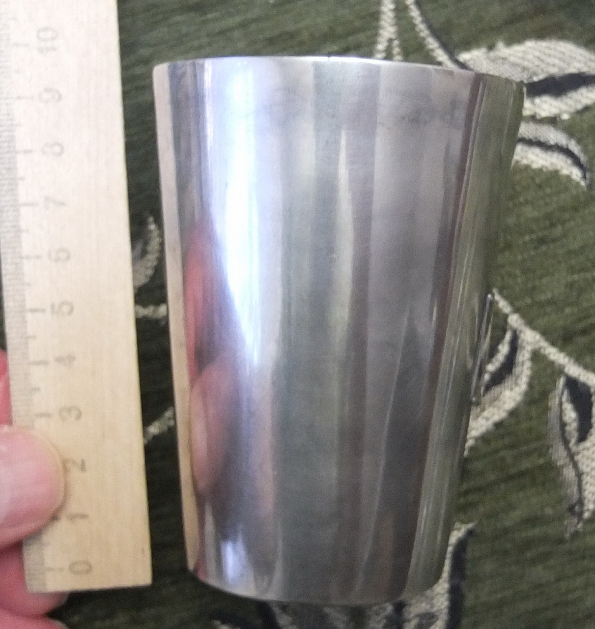 серебряный полковой стакан, серебро 84 проба, Императорская Россия фото 7