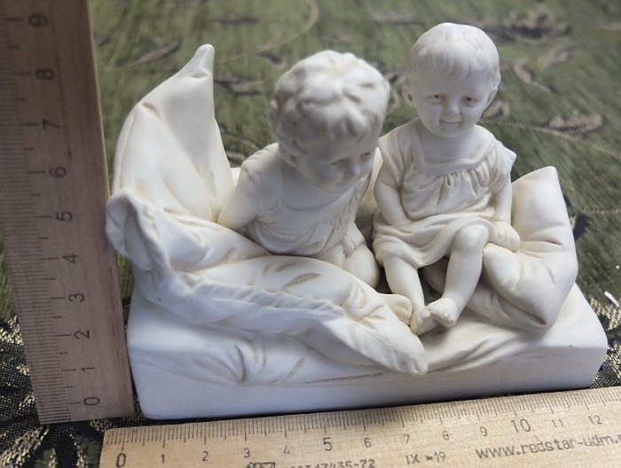 фарфоровая статуэтка Дети, фарфор бисквит, Европа, 19 век