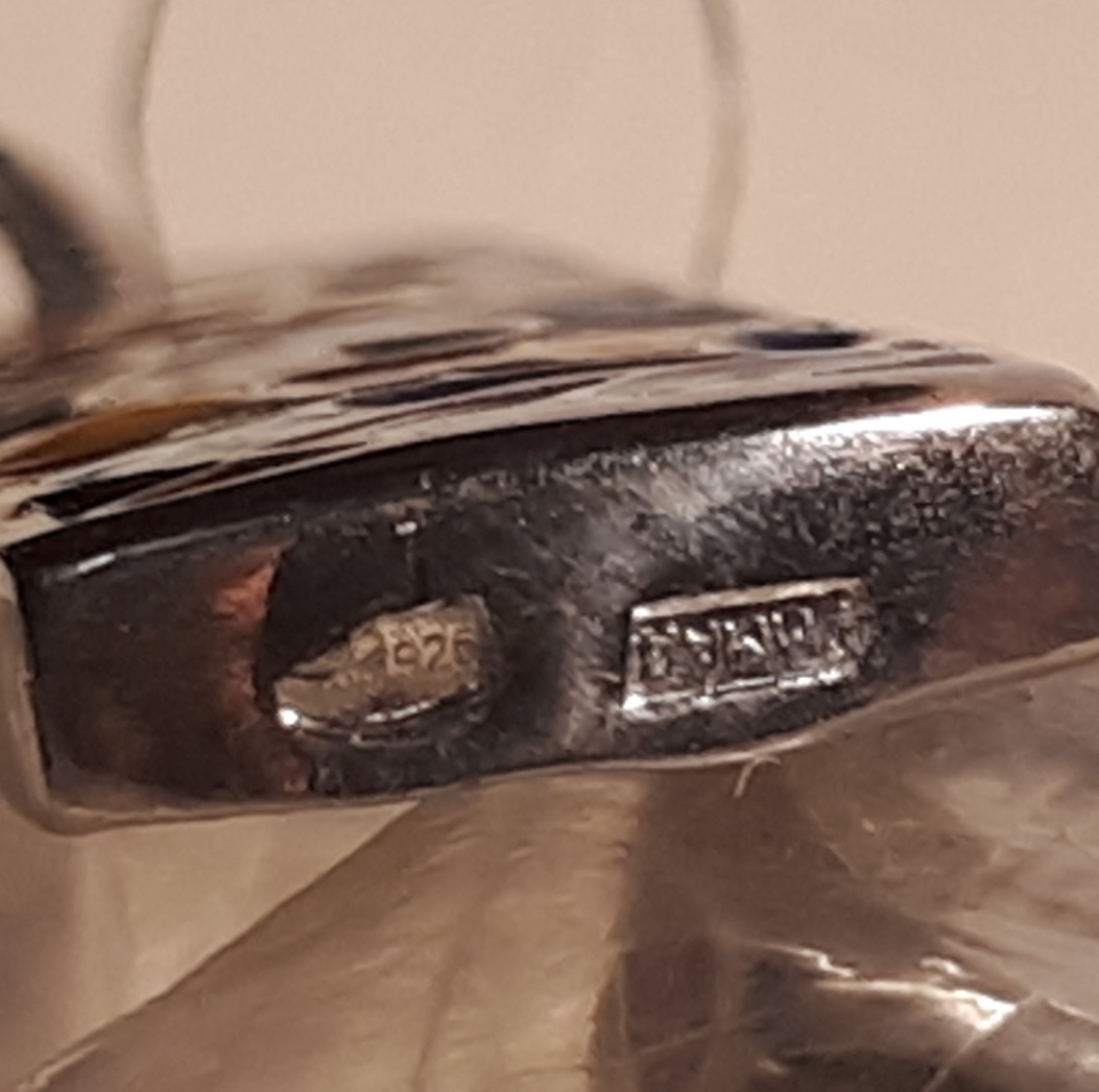 Серебряное изделие Кулон с эмалью, Мармелад. фото 4