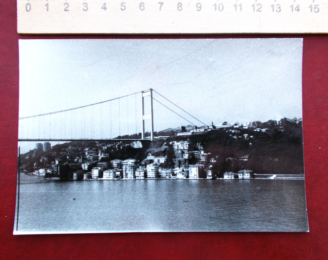 ВМФ. Босфорский мост в Стамбуле. Вид с корабля. Флот. Военный корабль.